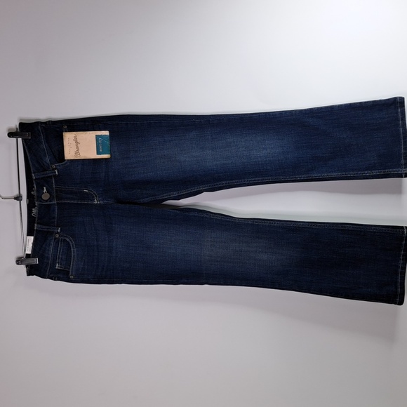 Wrangler Bootcut Faded Blue Jeans Size 5/6 x 30 - Picture 8 of 16